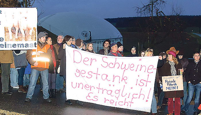 Gericht regt für Brunner Schweinemast Diät an